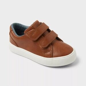 Cat & Jack Calvin Sneakers 7T Cognac Toddler – Hook & Loop, New With Tags